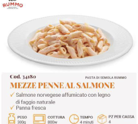 MEZZE PENNE AL SALMONE