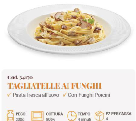 TAGLIATELLE AI FUNGHI