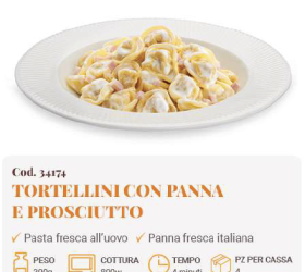 TORTELLINI PANNA E PROSCIUTTO
