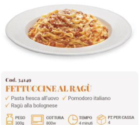 FETTUCCINE AL RAGU'